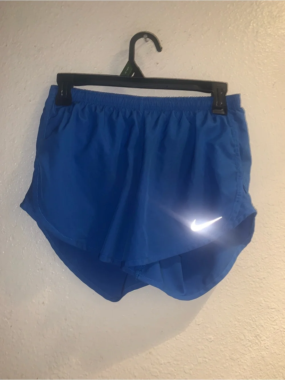 Nike Girls  Royal Blue Athletic Shorts with Swoosh
